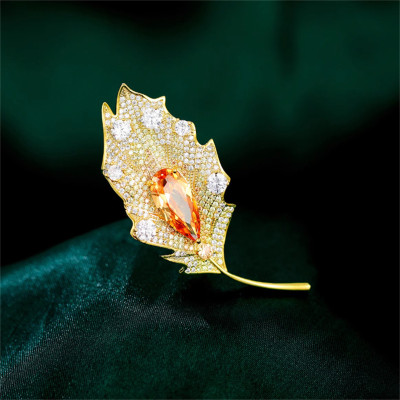 Plant Leaf Brooch