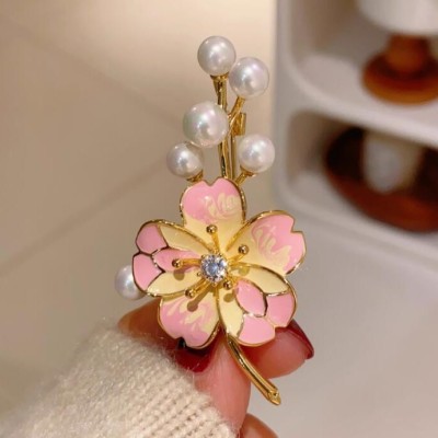 Peach Blossom Brooch